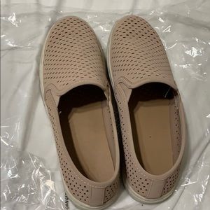 GENTLY USED blush pink newyork&company slip ons